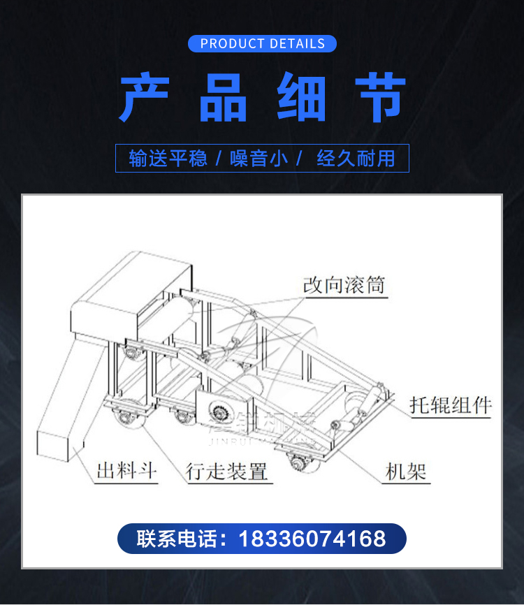 皮帶輸送機卸料小車